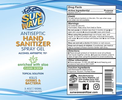 Sanitizer Label 100ml 5item Alcohol (Sanitizer Pkg001 20200413 100ml 5item)